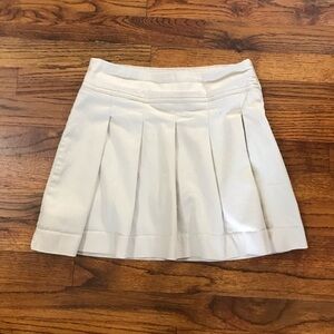 Girls Children’s Place Tan Khaki School Uniform Bottoms Pleated Skirt Skort Sh…
